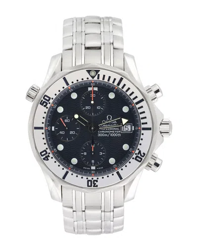 Omega Men's Seamaster Watch In Metallic