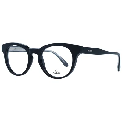 Omega Men' Spectacle Frame  Om5003-h 52001 Gbby2 In Black