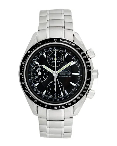 Pre-owned Omega Men's Speedmaster Chrono Day/date Watch, Circa 2000's (authentic Pre-loved)