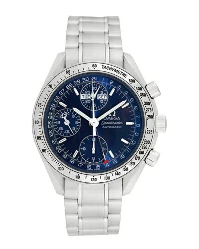 Omega Men's Speedmaster Day-date Watch In White