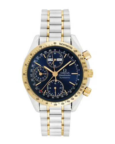 Omega Men's Speedmaster Day-date Watch In Multi