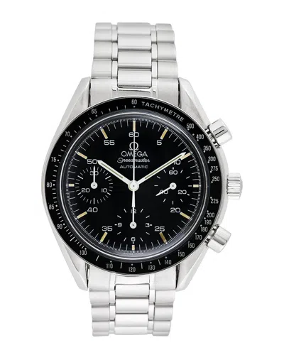 Omega Men's Speedmaster Watch In Black