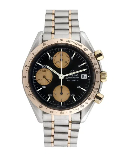 Omega Men's Speedmaster Watch In Gold