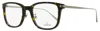Omega Men's Square Eyeglasses Om5005h 052 Havana/palladium 54mm In Multi