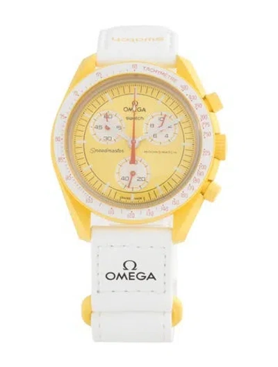 Pre-owned Omega Moonswatch In Multicolor