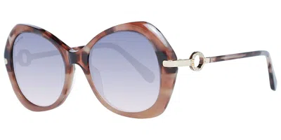 Omega Om0036 56b Women's Sunglasses Tortoiseshell Size 55