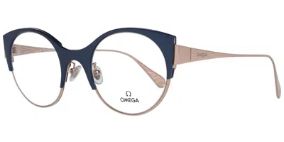 Omega Om5002-h Women's Glasses, Blue, Size 51