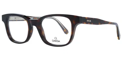 Omega Om5004-h 052 Men's Glasses Tortoiseshell Size 52 - Free Lenses - Blue Light Block Available In Brown