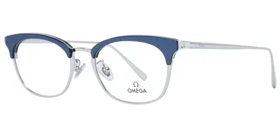 Omega Om5009-h Women's Glasses, Blue, Size 49
