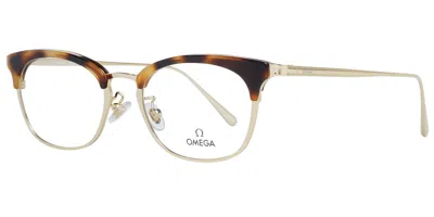 Omega Om5009-h Women's Glasses, Gold, Size 49