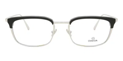 Omega Om5017 Men's Glasses, Black, Size 53