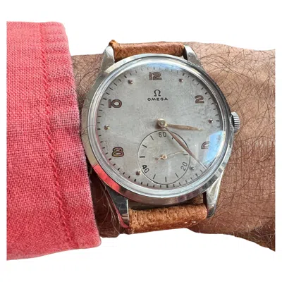 Pre-owned Omega Oversize  Wrist Watch Ca' 1947 In Multi