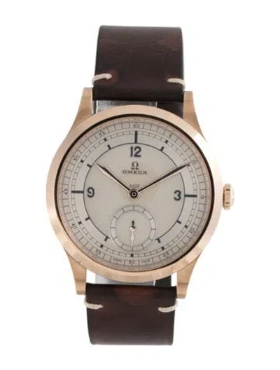 Pre-owned Omega Paris 2024 Bronze Gold Special Edition Watch In Multicolor