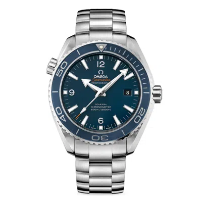 Pre-owned Omega Planet Ocean 600m 45.5mm Blue Dial Titanium 232.90.46.21.03.001 Co-axial