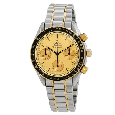 Omega Chronograph Automatic Gold Dial Men's 3310.10 In Metallic