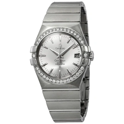 Omega Constellation Diamond Silver Dial Ladies Watch 123.15.35.20.02.001