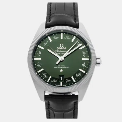 Pre-owned Omega Constellation Globemaster Annual Calendar 130.33.41.22.10.001 41 Mm