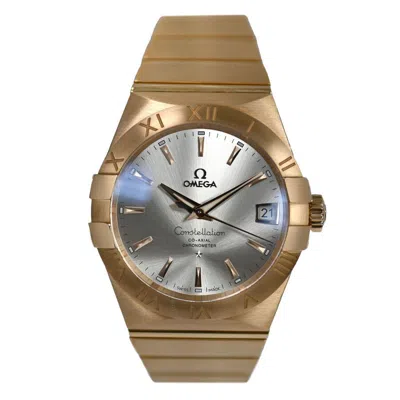 Omega Constellation Silver Dial Ladies Watch 123.50.38.21.02.001 In Gold / Gold Tone / Rose / Rose Gold / Rose Gold Tone / Silver