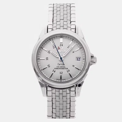 Pre-owned Omega De Ville 4562.31.00 Automatic Men's Watch 35 Mm In White