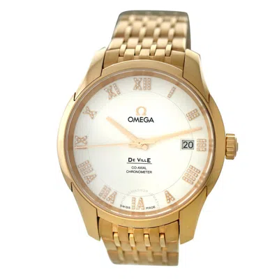 Omega De Ville Automatic Silver Dial Men's Watch 431.50.41.21.52.001 In Gold / Gold Tone / Rose / Rose Gold / Rose Gold Tone / Silver