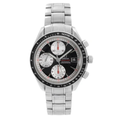 Omega Speedmaster Chronograph Automatic Chronometer Black Dial Men's Watch 3210.51.0 In Metallic