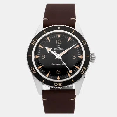 Pre-owned Omega Seamaster 300 234.32.41.21.01.001 In Black