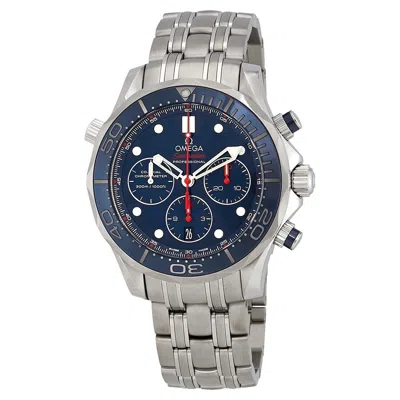 Omega Seamaster 300 Diver Blue Dial Men's Watch 212.30.44.50.03.001 In Blue / Skeleton