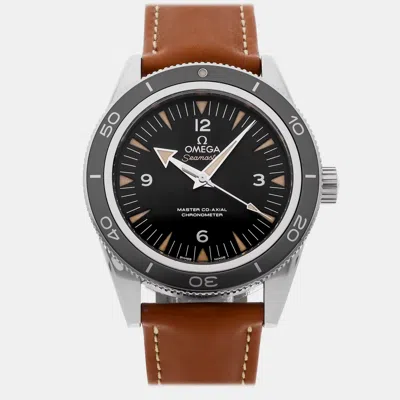 Pre-owned Omega Seamaster 300m 233.32.41.21.01.002 41 Mm In Black