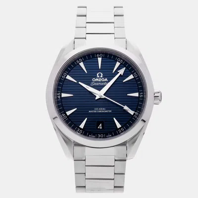 Pre-owned Omega Seamaster Aqua Terra 150m 220.10.41.21.03.004 In Blue