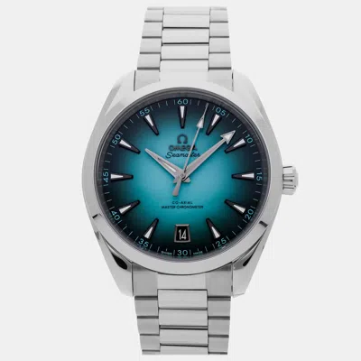 Pre-owned Omega Seamaster Aqua Terra 150m 220.10.41.21.03.006 In Blue
