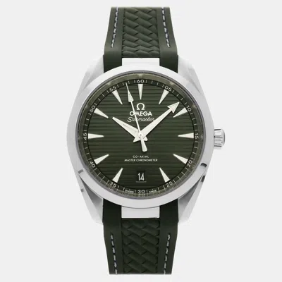 Pre-owned Omega Seamaster Aqua Terra 150m 220.12.38.20.10.001 In Green