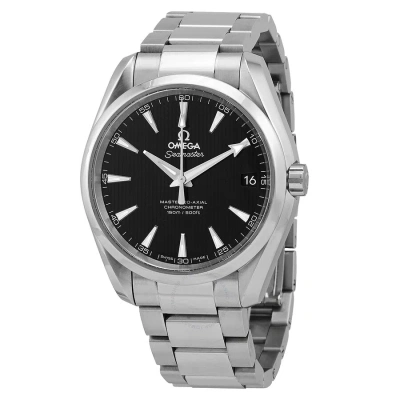 Omega Seamaster Aqua Terra Automatic Chronometer Black Dial Men's Watch 231.10.39.21.01.00 In Aqua / Black