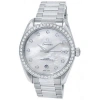 OMEGA PRE-OWNED OMEGA SEAMASTER AQUA TERRA CO-AXIAL DIAMOND WHITE MOTHER OF PEARL DIAL MEN'S WATCH 220.15.