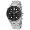 OMEGA PRE-OWNED OMEGA SEAMASTER AUTOMATIC CHRONOMETER BLACK DIAL MEN'S WATCH OM21230412001003