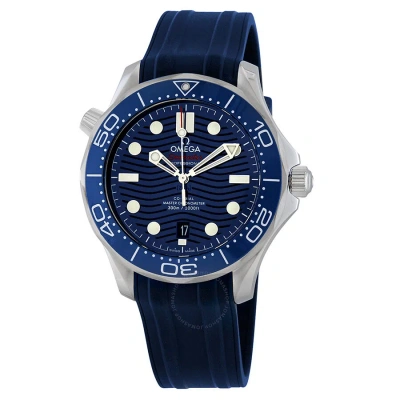 Omega Seamaster Automatic Chronometer Blue Dial Men's Watch 210.32.42.20.03.001