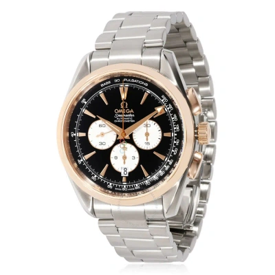 Omega Seamaster Chronograph Automatic Black Dial Men's Watch 221.20.42.40.01.001 In Gold