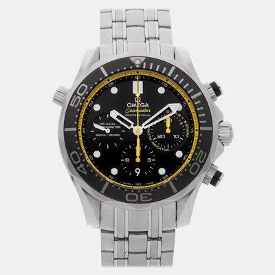 Pre-owned Omega Seamaster Diver 300 Regatta Chronograph 212.30.44.50.01.002 44 Mm In Black