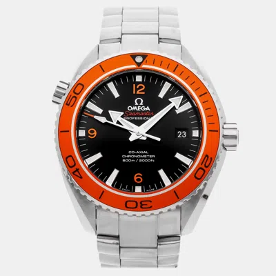 Pre-owned Omega Seamaster Planet Ocean 600m 232.30.46.21.01.002 In Black