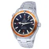 OMEGA PRE-OWNED OMEGA SEAMASTER PLANET OCEAN AUTOMATIC CHRONOMETER BLACK DIAL MEN'S WATCH 2209.50.00