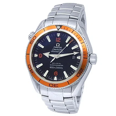 Omega Seamaster Planet Ocean Automatic Chronometer Black Dial Men's Watch 2209.50.00 In Metallic