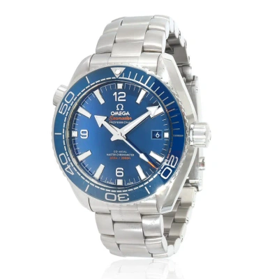 Omega Seamaster Planet Ocean Automatic Chronometer Blue Dial Men's Watch 232.30.42.21.01.0 In Blue / Grey / Skeleton