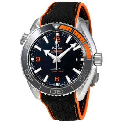 Omega Seamaster Planet Ocean Automatic Men's Watch 215.32.44.21.01.001 In Black / Orange