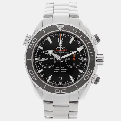 Pre-owned Omega Seamaster Planet Ocean Chronograph 232.30.46.51.01.001 In Black