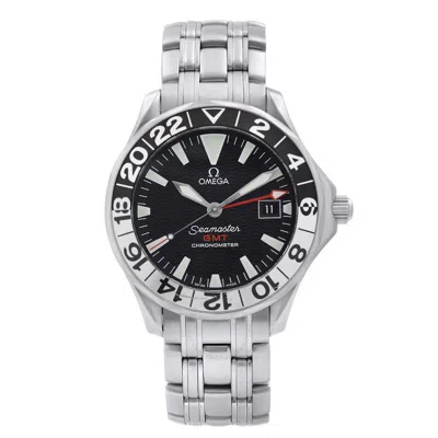 Omega Seamaster Professional Gmt Automatic Chronometer Black Dial Men's Watch 2234.50 In Metallic