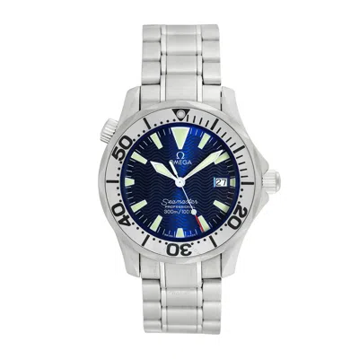 Omega Seamaster Professional Quartz Chronometer Blue Dial Men's Watch 2263.8 In Metallic