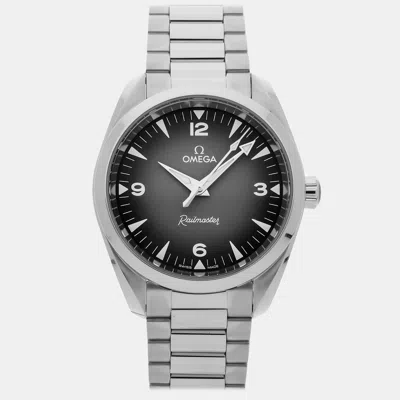 Pre-owned Omega Seamaster Railmaster 235.10.38.20.06.001 In Gray