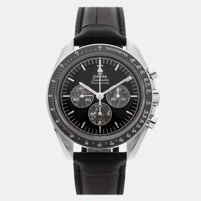 Pre-owned Omega Speedmaster Calibre 321 Chronograph 311.93.42.30.99.001 42 Mm In Black