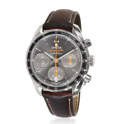 Omega Speedmaster Chronograph Tachymeter Grey Dial Men's Watch 324.32.38.50.06.001 In Burgundy