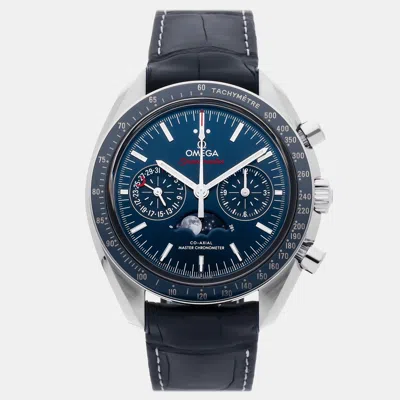 Pre-owned Omega Speedmaster Moonwatch Chronograph 304.33.44.52.03.001 In Blue