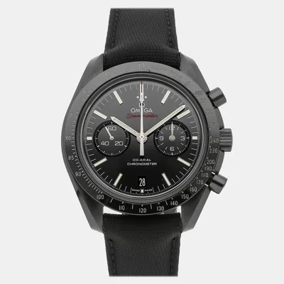 Pre-owned Omega Speedmaster Moonwatch Chronograph Dark Side Of The Moon 311.92.44.51.01.003 In Black
